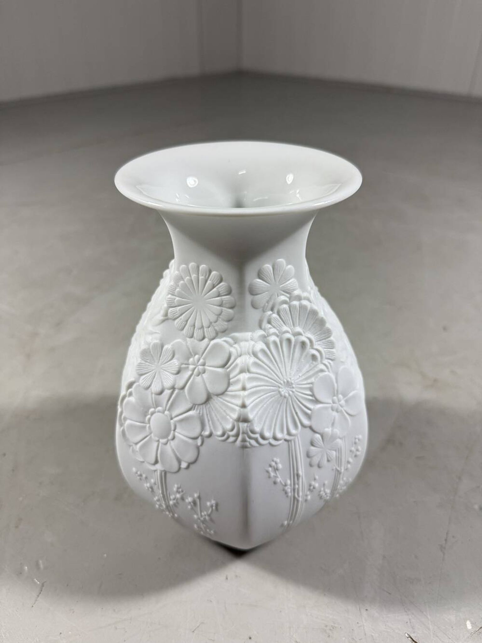 AK Kaiser white bisque porcelain vase 1960’s