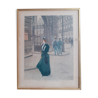 Women's photoengraving in paris late nineteenth century