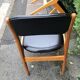 Scandinavian skay chairs and vintage blond wood 60s