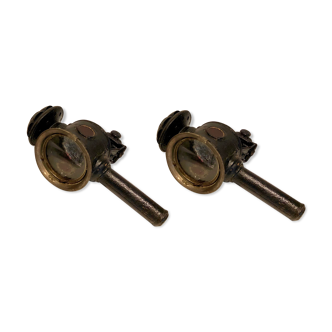 Pair of 19th century cab lanterns - LUXOR