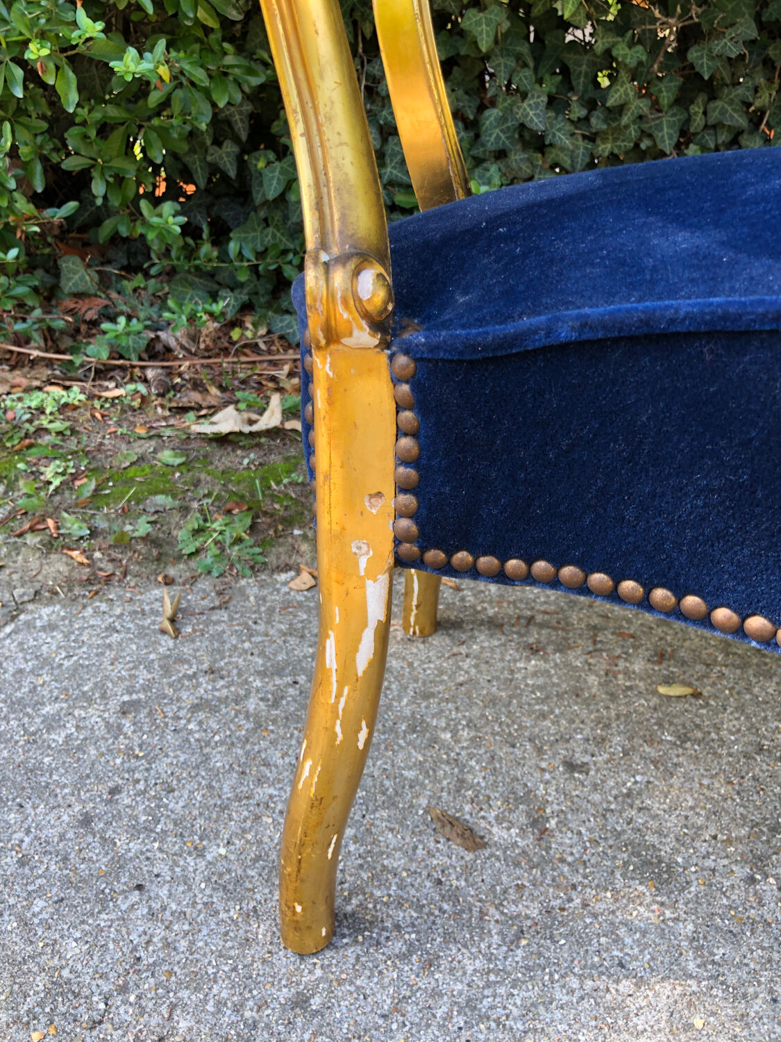 Chaise de fumeur style Louis XV