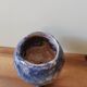 Pot for flower plants tripod artisanal ceramic vintage style design