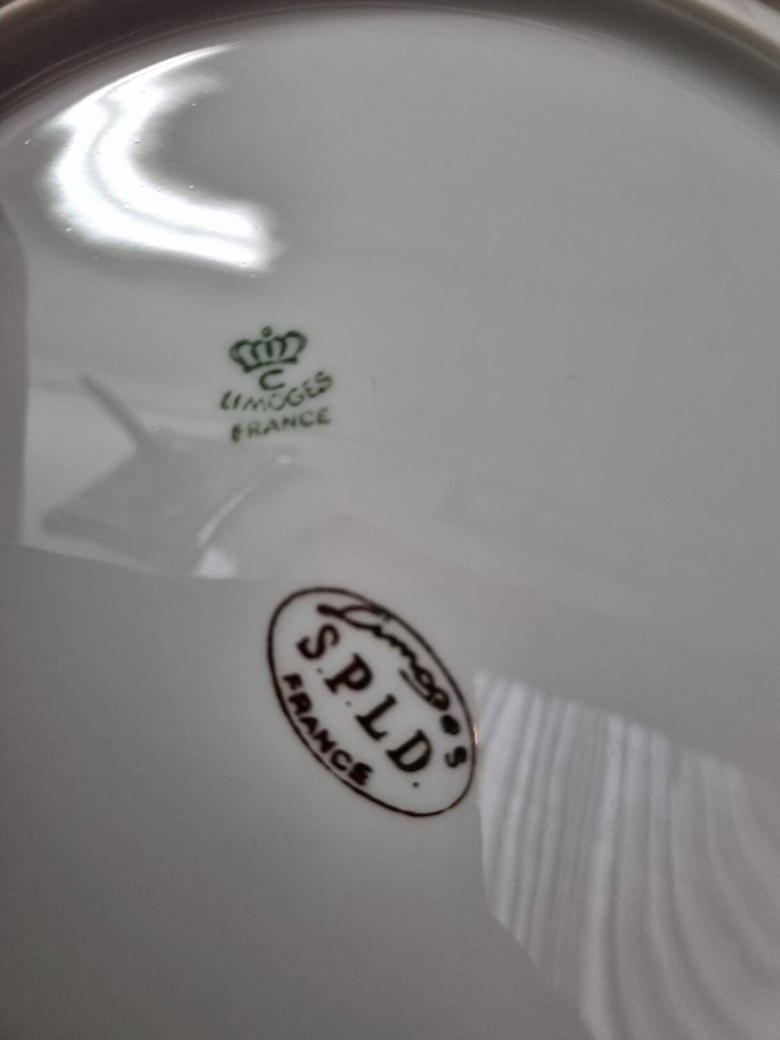 Limoges porcelain dinner service from 1930