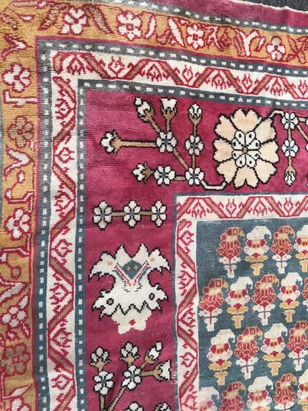 Very large carpet Algeria style done Donegal hand 292 X 686 CM