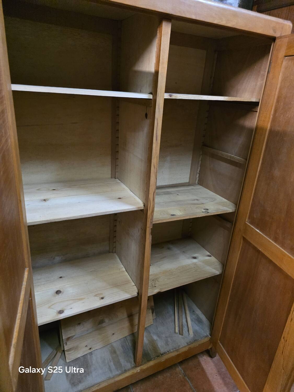 Vintage school locker from the 1960s