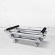 Table basse en verre et chrome