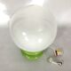 Stilux Milano, large green murano glass table lamp from 60s