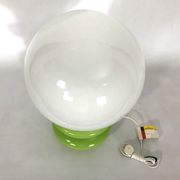 Stilux Milano, large green murano glass table lamp from 60s