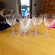 Verres à vins en cristal de Saint Louis