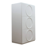 Italian Space Age Wardrobe white lacquered F.lli Proserpio 1960s