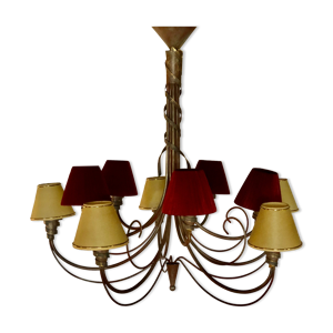 Lustre italien 10 feux
