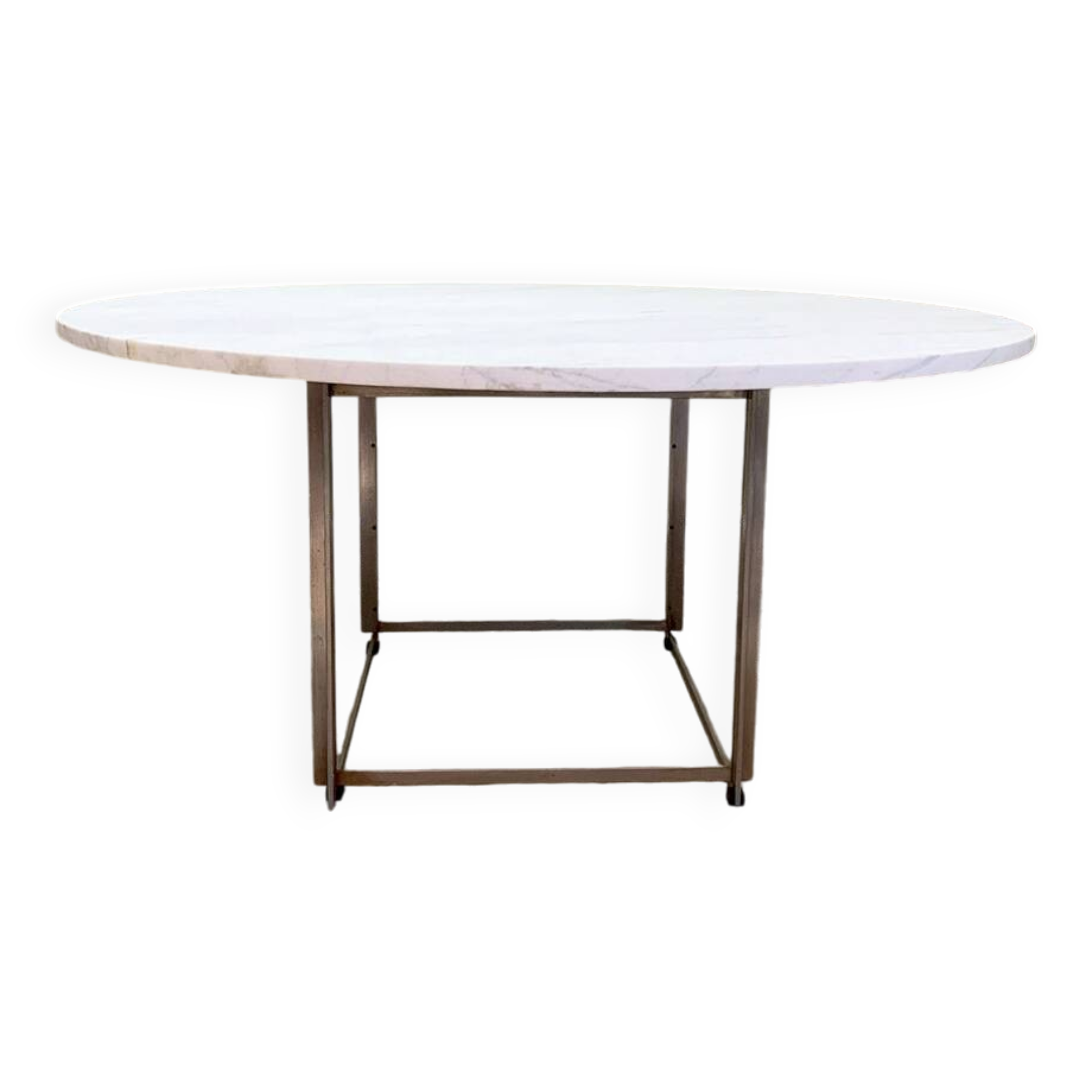 Danish vintage design dining table Poul Kjaerholm Fritz Hansen 'PK 54'