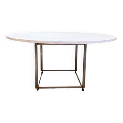 Table à manger danoise vintage par Poul Kjaerholm pour Fritz Hansen 'PK 54'