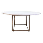 Danish vintage design dining table Poul Kjaerholm Fritz Hansen 'PK 54'