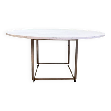 Danish vintage design dining table Poul Kjaerholm Fritz Hansen 'PK 54'