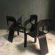 Set de 4 chaises par Gigi Sabadin années 1970
