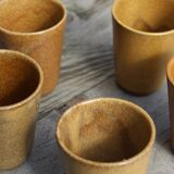 Set of ceramic coffee cups