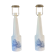 Pair of lamps foot in Danish faience 1970
