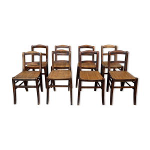 Série de 8 chaises de