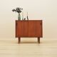 Danish Teak Cabinet with Sliding Doors, 1970s