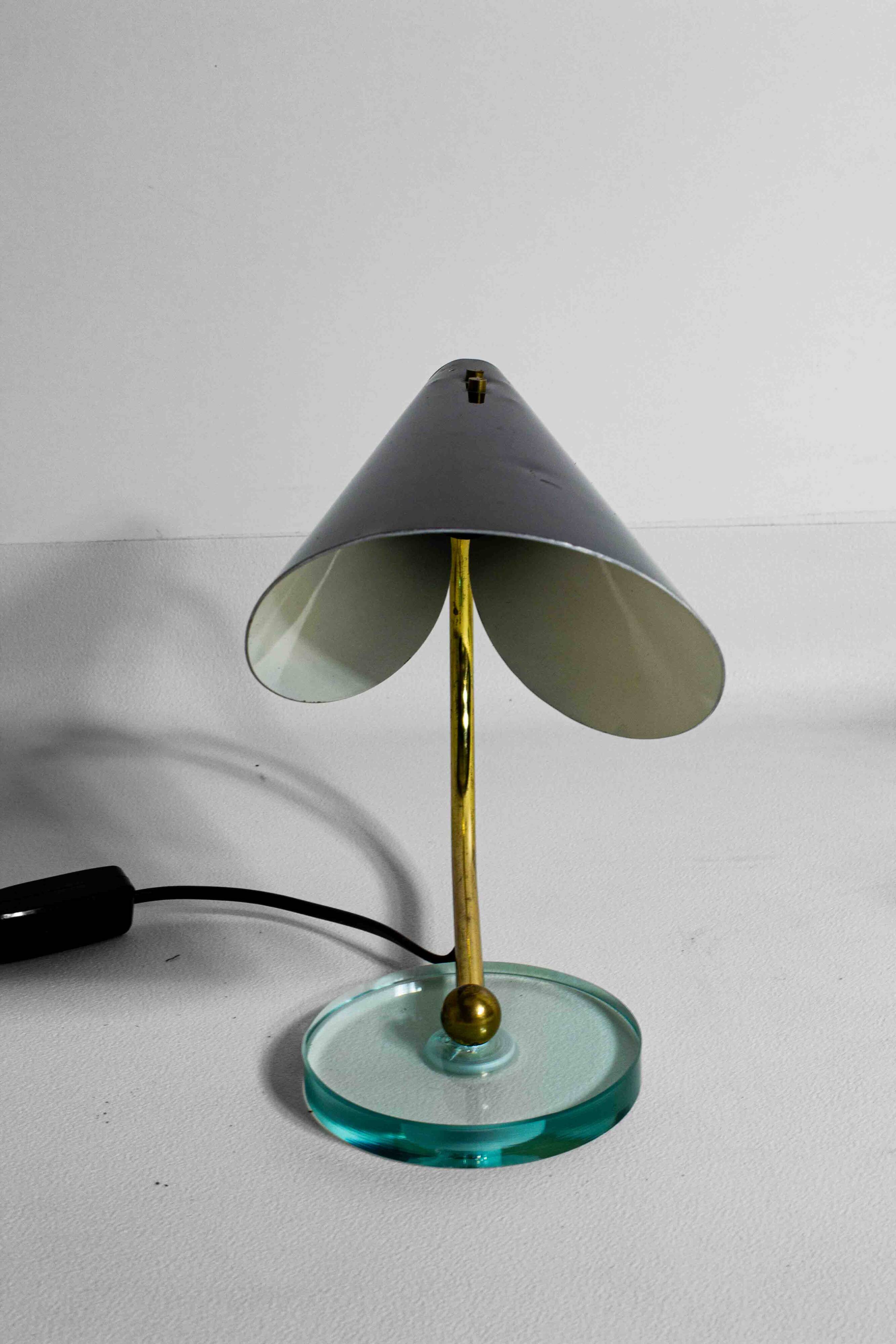 Stylish pair of Italian table lights, 1960s