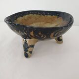 Ceramic strainer colander Signed René Nicole
