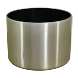 Pot for houseplant 70s stainless