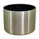 Pot for houseplant 70s stainless