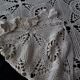 Dessus de lit couvre-lit vintage crochet coton