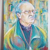 S. Nazar - oil on canvas - 61 x 50 cm - portrait
