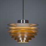 Lampe suspendue vintage danoise Verona par Svend Middelboe, Lyfa, 1962