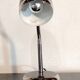 Black and chrome desk lamp in vintage metal