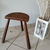 Tabouret trépieds en bois