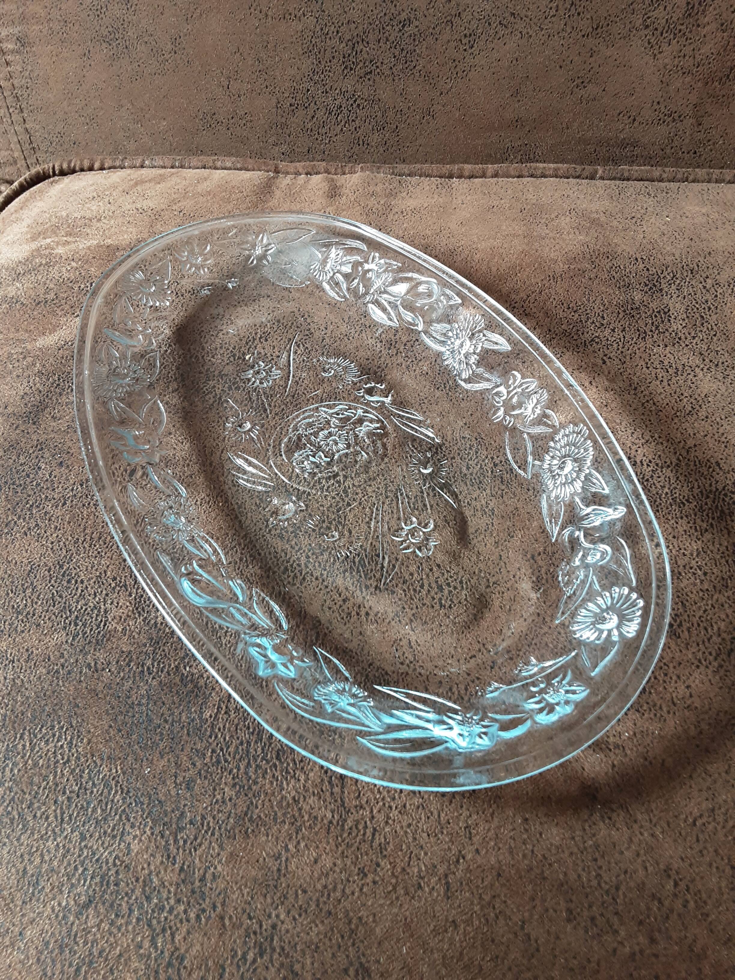 Original glass butter dish