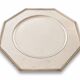 Set of 6 silver-plated placemats from the 1980s.