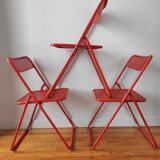 Metal folding chairs 1970