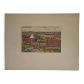 Lithograph by Henri Rivière The Beautiful Land of Brittany - Île Bréhat