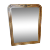 Louis Philippe period mirror with gold leaf 113x143cm