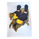 Vintage illustration. Keel-billed Toucan by J. Gould – 33x49cm. Bird print