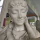Alabaster bust of a woman and child, 19th century, H Saul Fanfani.