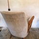 Cozy vintage mid century Scandinavian style armchair