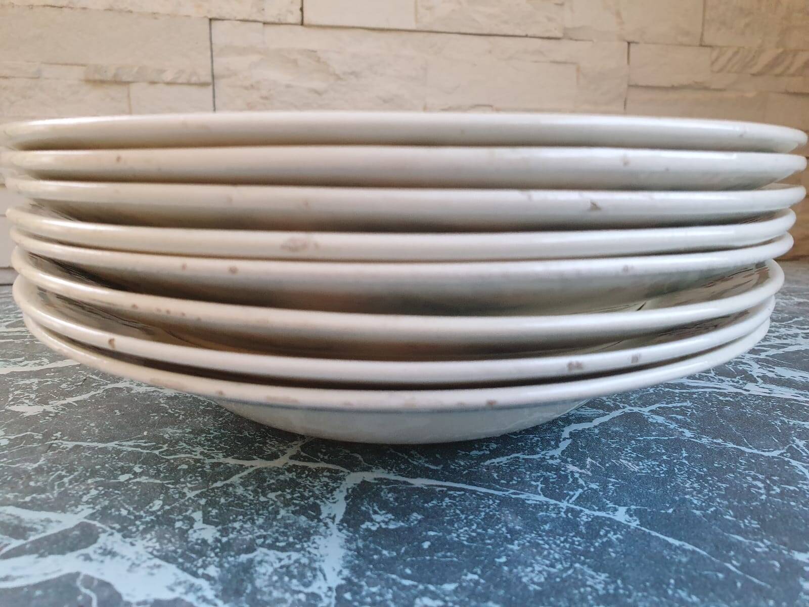 Lunéville holly soup plates