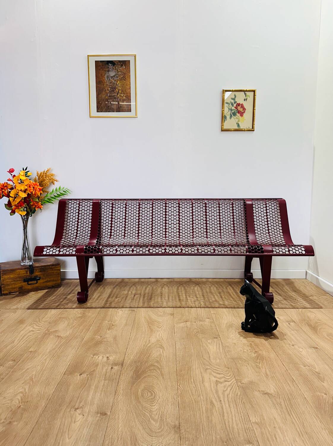 René Malaval metal bench