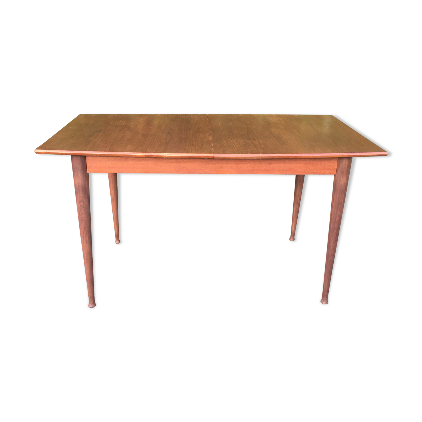 Scandinavian table vintage teak butterfly extension