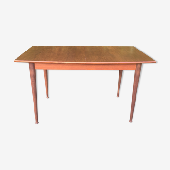 Scandinavian table vintage teak butterfly extension