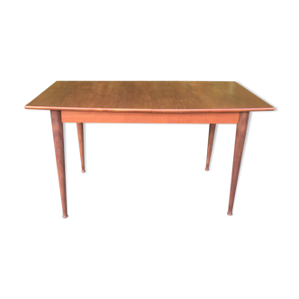Scandinavian table vintage teak butterfly extension