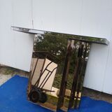 Vintage mirrored console