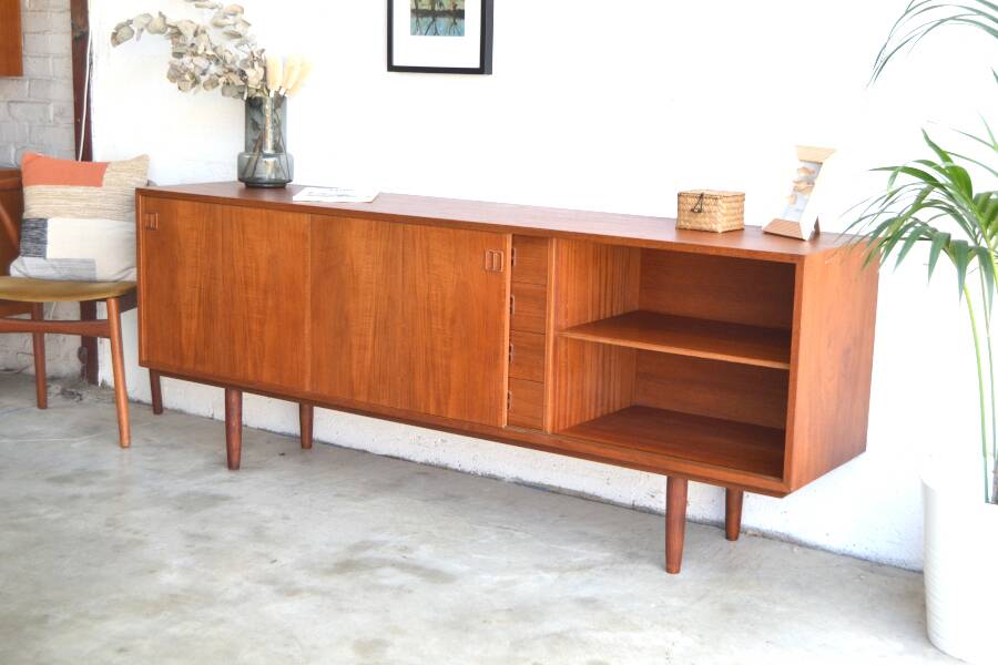 Teak sideboard by Clausen & Son * 196 cm