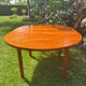 Table ronde extensible vintage