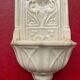Digoin Sarreguemines earthenware holy water font